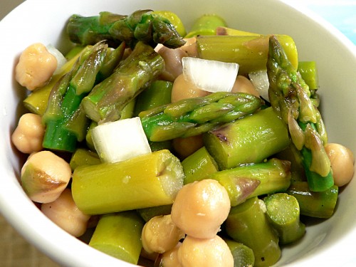Asparagus and Chick Pea Salad